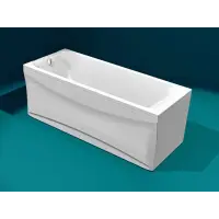 Ванна AQUATEK "Альфа" 150х70 без гидромассажа (с фронт.экраном),с каркасом