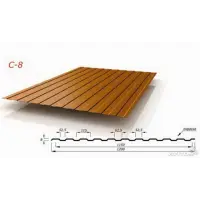 Профнастил С-8(Тип), 0.4 мм, PE, RAL ** Stynergy, 1.2 * м2