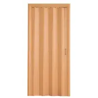 Дверь пластиковая КОМФОРТ (глухая), раздвижная "гармошка" (840*2020мм) старый дуб