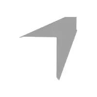 Планка торцевая Zn (95*120) 0,45мм, длина 2 метра