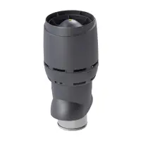 Выход вентиляционный Vilpe Flow Серый XL-250P/ИЗ/700, с колпаком