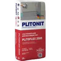 Клей плиточный PLITONIT PLITOFLEX 2500 эластичный 25 кг