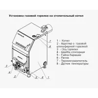 Котел отопительный ZOTA "ТОПОЛЬ-М 42", 42 кВт