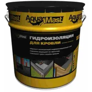 Мастика Aquamast резинобитумная кровля 18кг