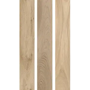 Керамогранит KERAMA MARAZZI Селект Вуд беж обрезной 9,6х60х9 арт.SG350600R (в упаковке 0,69 м2)