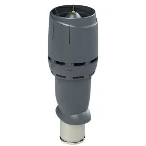 Выход вентиляционный Vilpe Flow Серый XL-160P/ИЗ/700, с колпаком