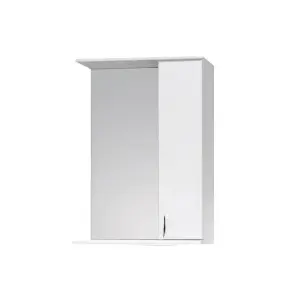 Зеркало-шкаф DORATIZ Эко 50, белый, правый 500х147х730