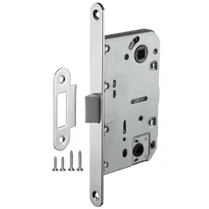 Защелка сантехническая с пластиковым язычком Ajax (Аякс) PLASTLP96WC-50 CP хром
