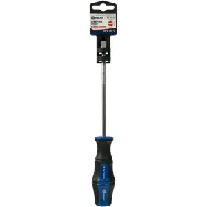 Отвёртка плоская Ultra Grip SL, 6,0 х 150 мм, КОБАЛЬТ, CR-V, двухкомпонентная рукоятка, подвес