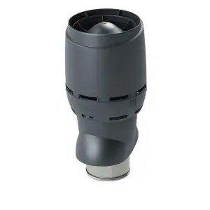 Выход вентиляционный Vilpe Flow Серый XL-250P/ИЗ/500, с колпаком
