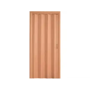 Дверь пластиковая КОМФОРТ (глухая), раздвижная "гармошка" (840*2020мм) старый дуб