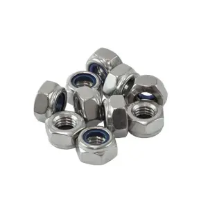 Гайка с нейлоновой вставкой М14 DIN 985 оцинк (уп 2шт) SteelRex