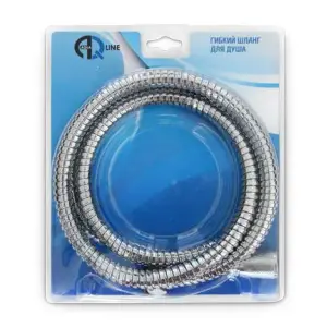 Шланг для душа конус имп (1/2") + имп (1/2") длина 1,5 м в блистере AQualine