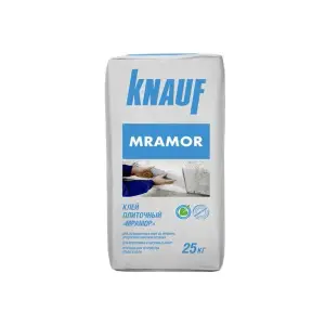 Клей плиточный KNAUF MRAMOR БЕЛЫЙ для мозайки и мрамора 25 кг