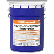 Мастика BITUMAST каучуко-битумная, 5л.РАСХОД от 0.5 кг/м.кв