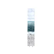 Панель панно ПВХ Море 0,25х2,7 фотопечать фон (стыкуется по 2 панели)