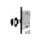 Защелка сантехническая с пластиковым язычком PALIDORE L2050 BLACK черный