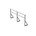 Ограждение кровельное ВЕГАСтайл для МЧ, ПН, мягкой кровли h=1,2 L= 3m, RAL **